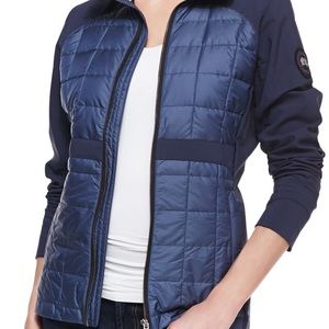 Canada Goose Fernie Jacket Black Label Quilt Coat Blue XS extra small